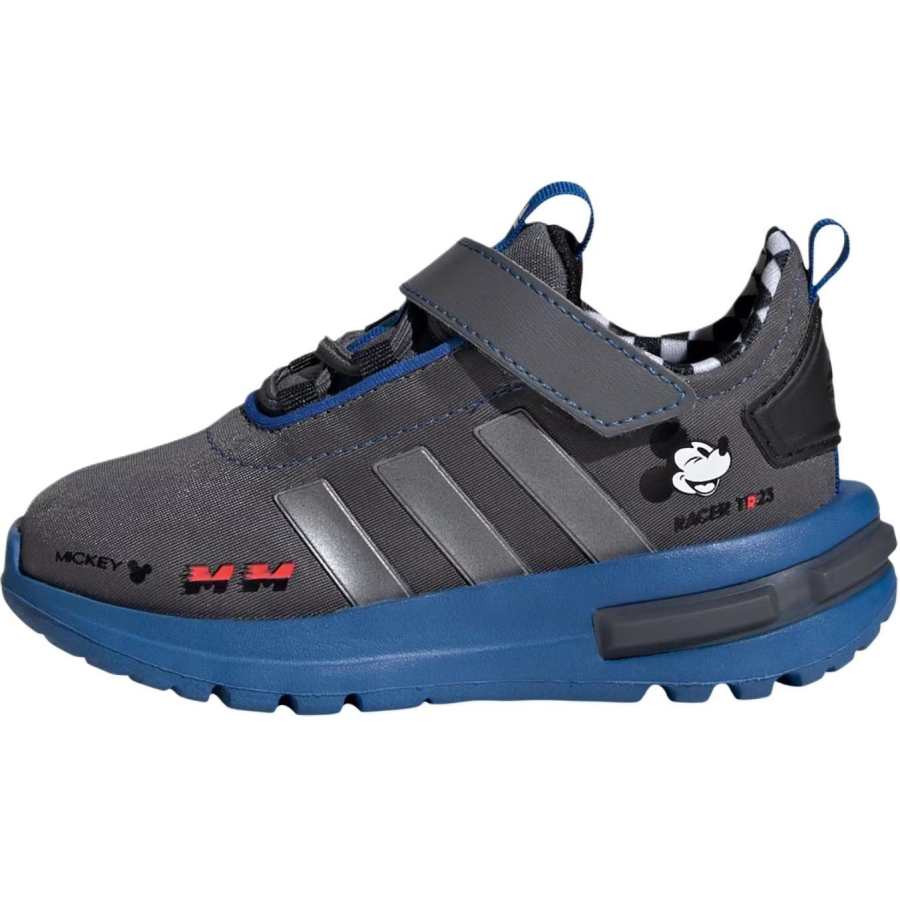 Adidas Disney x Adidas RACER TR23 Slip Resistant Abrasion Resistant Low top Toddler Shoes Gray Infant And Toddler