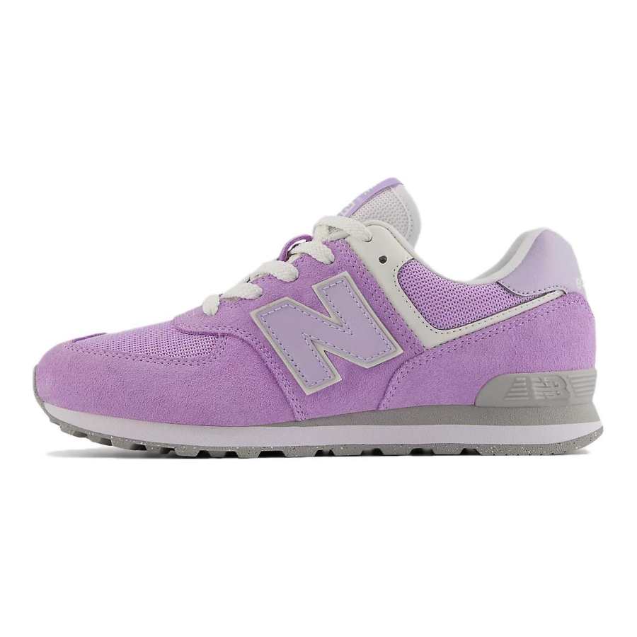 New Balance New Balance NB 574 Wear resistant And Lightweight Low top Kids' Running Shoes Light Purple Kids'