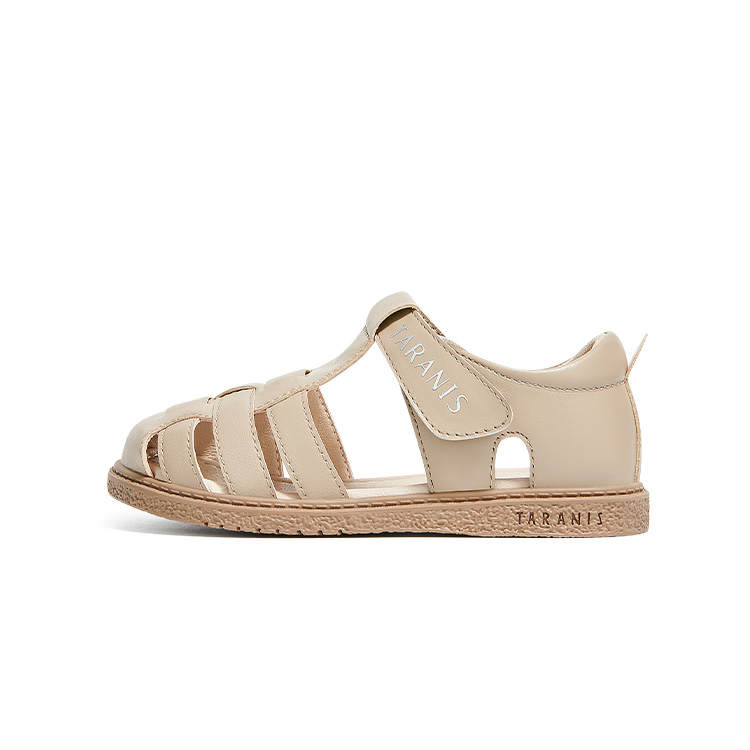 TARANISMETA Breathable And Slip Resistant Slip Resistant Low top Children's Sandals Apricot