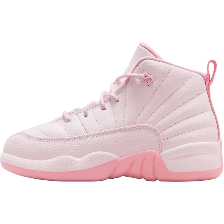 Jordan Jordan Air Jordan 12 High top Basketball Shoes Pearl Powder Kids'