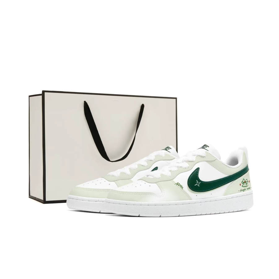 Nike Nike Court Borough Jingle Wintergreen Slip Resistant Abrasion Resistant Slip Resistant Abrasion Resistant Low top