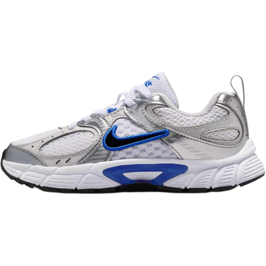Nike Nike V5 RNR Abrasion Resistant Breathable Low top Kids' Running Shoes White Blue Children Aged 3 7 Years Old
