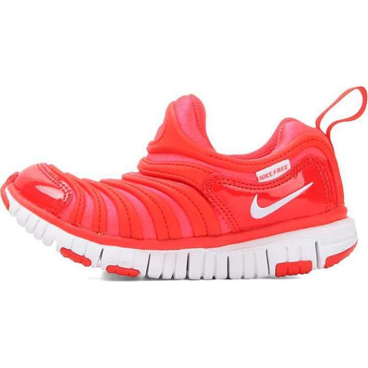 Nike Nike Dynamo Free Slip Resistant Abrasion Resistant Low top Kids' Running Shoes Red Children Aged 3 7 Years Old