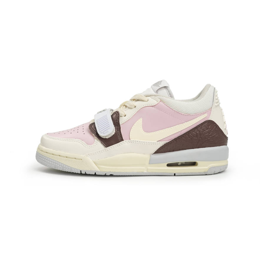 Jordan Jordan Legacy 312 Low Cushioning Abrasion Resistant Low top Children's Basketball Shoes Pink Teenagers