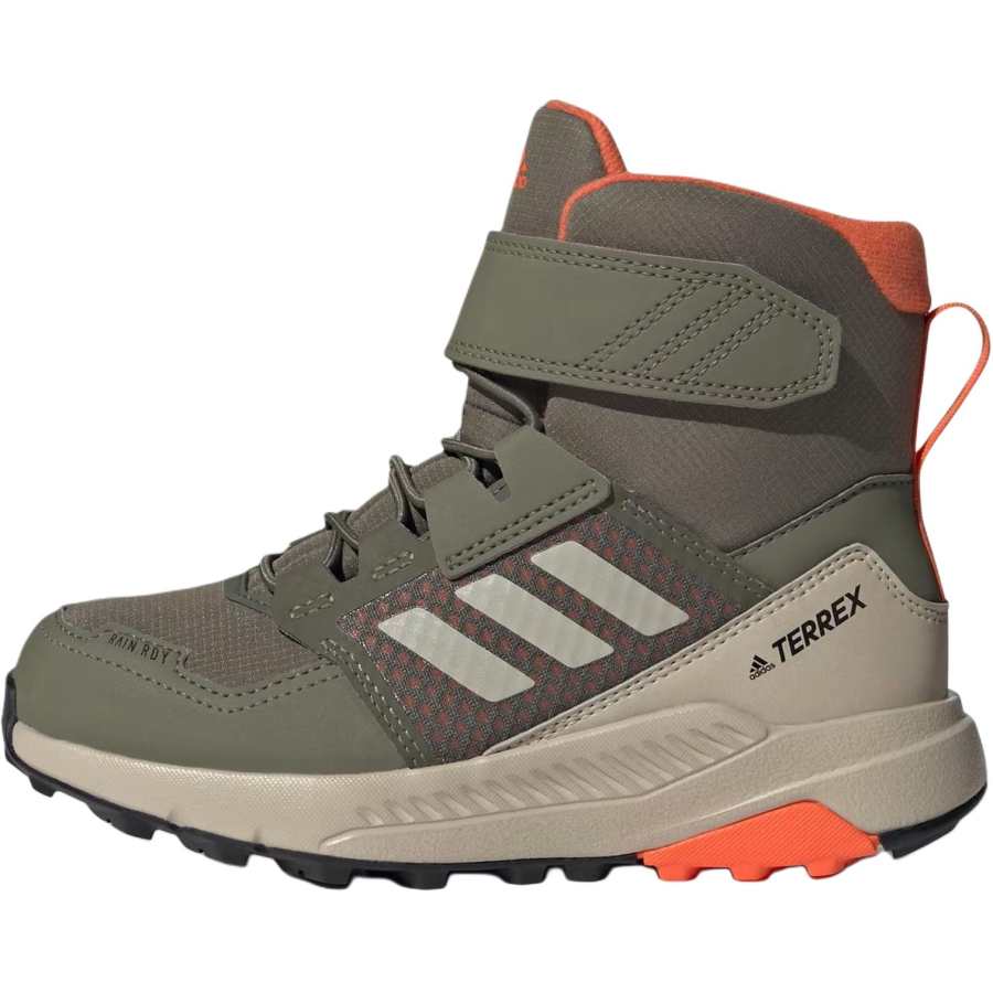 Adidas Adidas Terrex Trailmaker Slip Resistant Thermal Support High top Outdoor Shoes Green Kids'