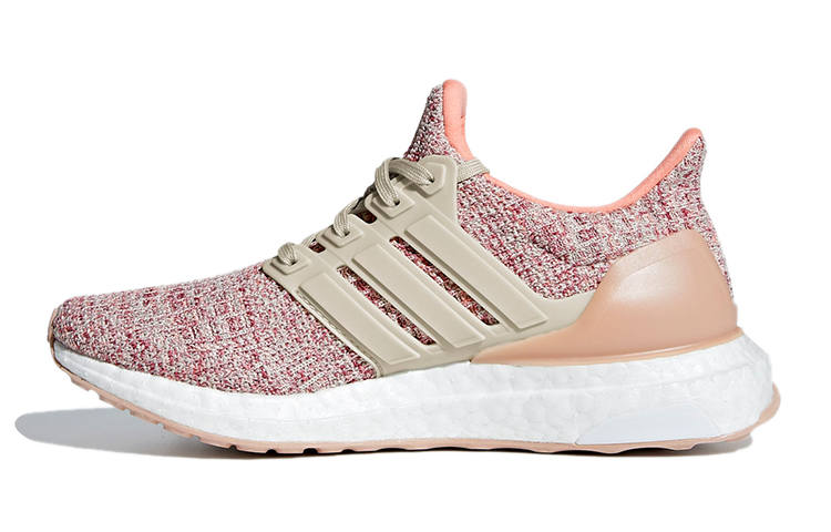 Adidas Adidas Ultraboost 1.0 J Breathable Mid top Kids' Running Shoes Pink Teenagers