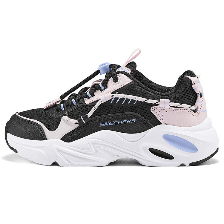 Skechers Kids Slip Resistant Cushioning Abrasion Resistant Breathable Low top Casual Shoes Black Kids'
