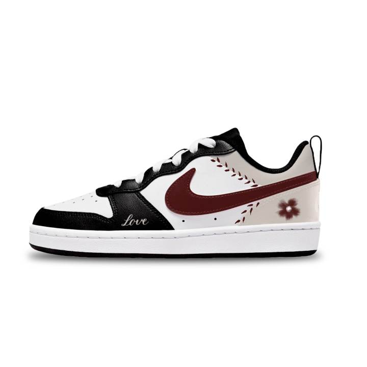 Nike Nike Court Borough Leather Slip Resistant Abrasion Resistant Slip Resistant Abrasion Resistant Low top