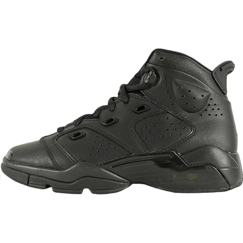 Jordan Jordan 6 17 23 Leather High top Children's Basketball Shoes Black Teenagers