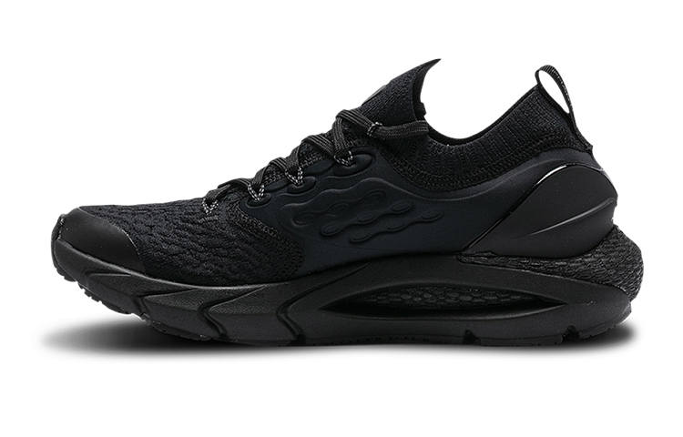 Under Armour HOVR Phantom 2 GS Cushioning Abrasion Resistant Breathable Low top Kids' Running Shoes Black Teenagers