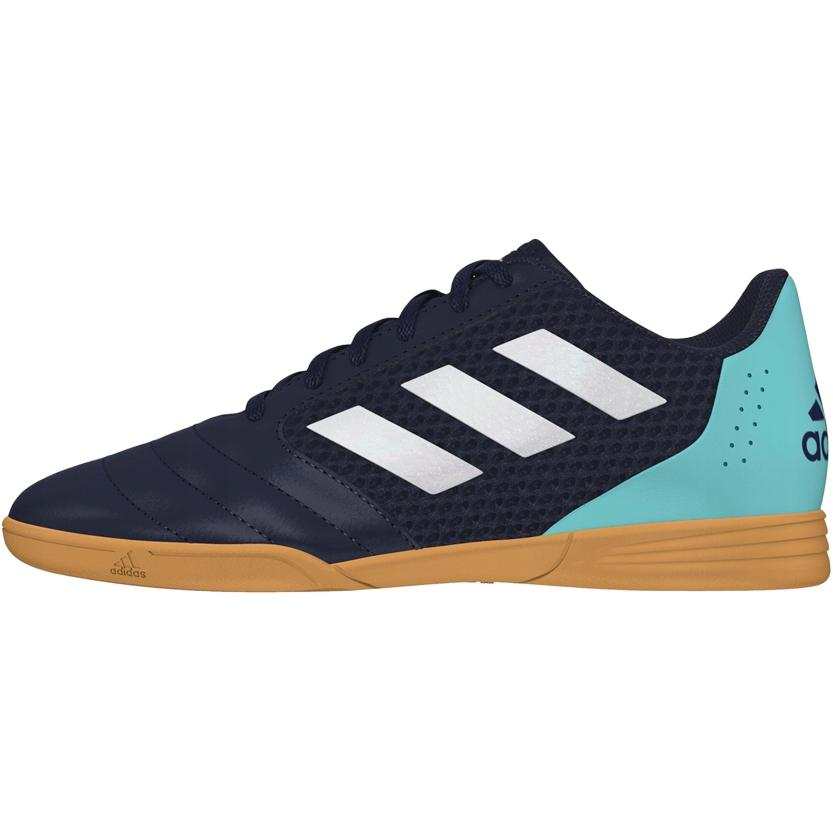 Adidas Adidas ACE 17.4 Abrasion Resistant Low top Kids' Soccer Shoes Black Blue Kids'