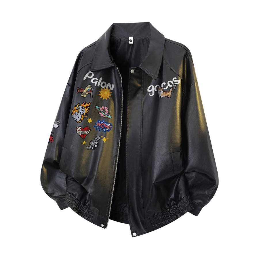 PAL ONGACO Leather Jacket Unisex