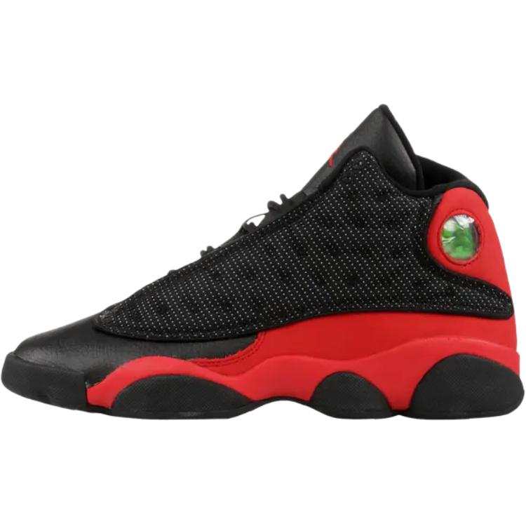 Jordan Jordan Air Jordan 13 Mesh High top Children's Basketball Shoes Black Red Teenagers