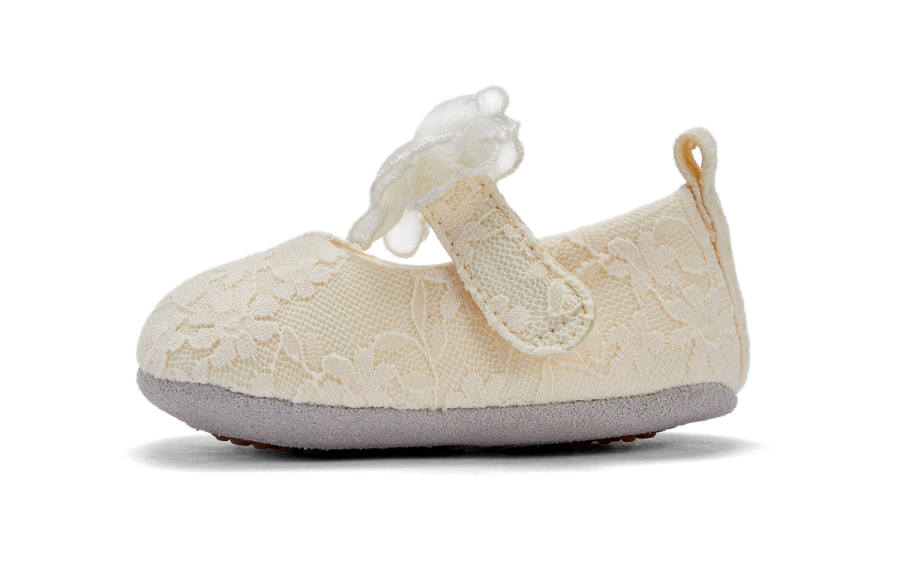 DAVE&BELLA Pre Walking Baby Shoes Beige Infant And Toddler