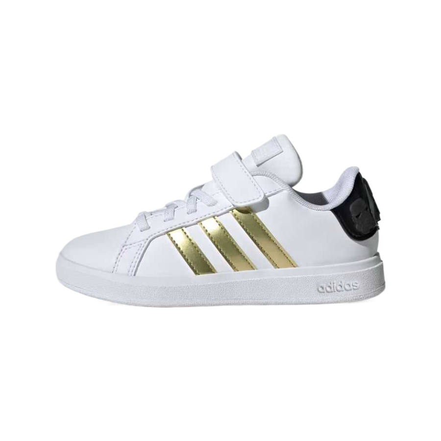 Adidas Adidas STAR WARSGRAND COURT 2.0 Leather Low top Skateboard Shoes White Gold Kids'