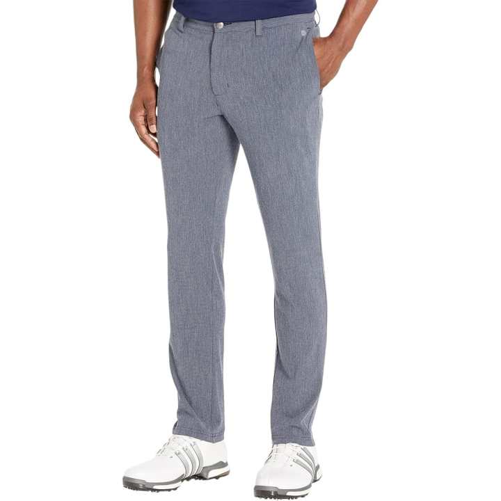 Adidas Adidas Casual Pants Men's Blue Moderate Straight Fit Pants