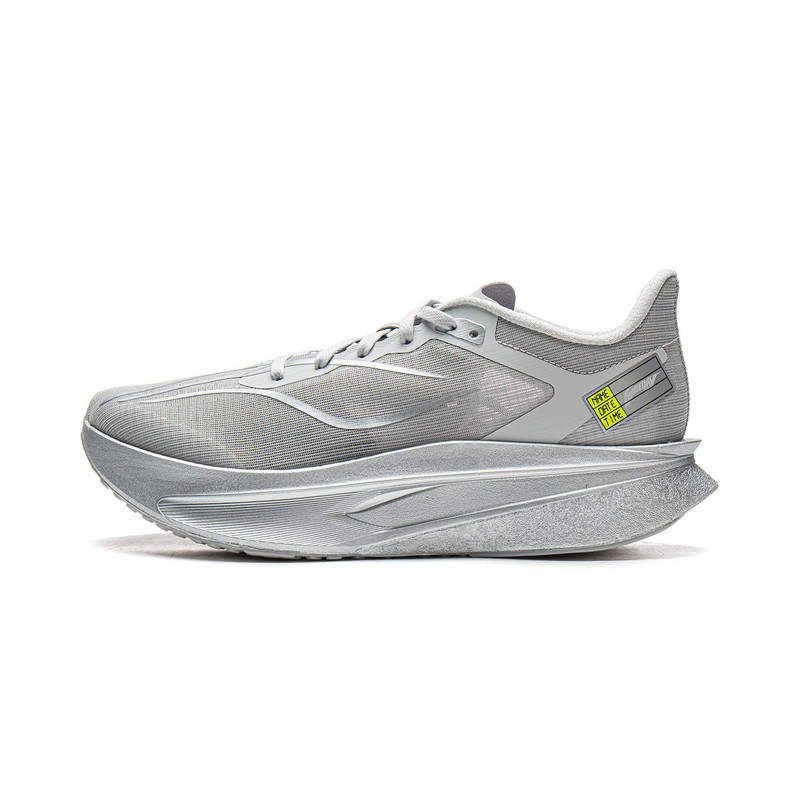 Li-Ning Li Ning Feidian 6 Challenger Breathable Low top Running Shoes Men's Gray