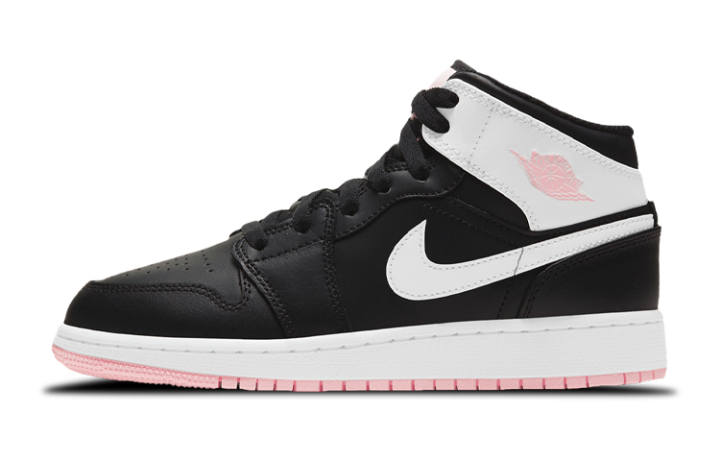 Jordan Jordan 1 Mid 'Arctic Pink Black' GS