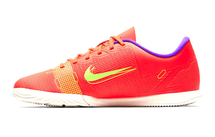 Nike Nike Mercurial Vapor 14 Club IC Abrasion Resistant Low top Kids' Soccer Shoes Orange Red Kids'