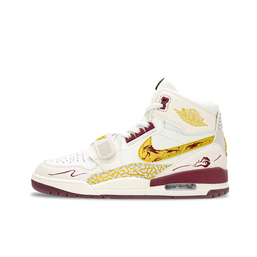 Jordan Jordan Legacy 312 Horse Steps Gold Cloud Leather Cushioning Abrasion Resistant Slip Resistant