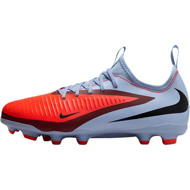 Nike Nike Phantom 6 Slip Resistant Low top Soccer Shoes Red Blue Kids'