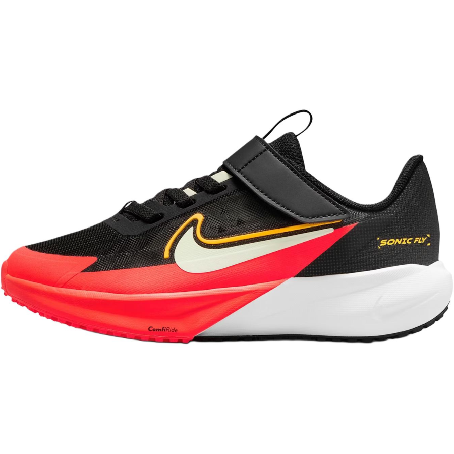 Nike Nike SONIC FLY Low top Running Shoes Black Red Children Aged 3 7 Years Old