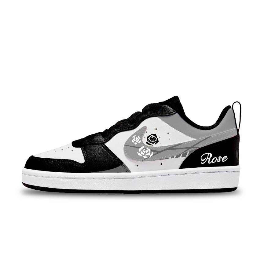 Nike Nike Court Borough Haze Rose Leather Abrasion Resistant Abrasion Resistant Low top Kids' Skateboarding Shoes Unisex