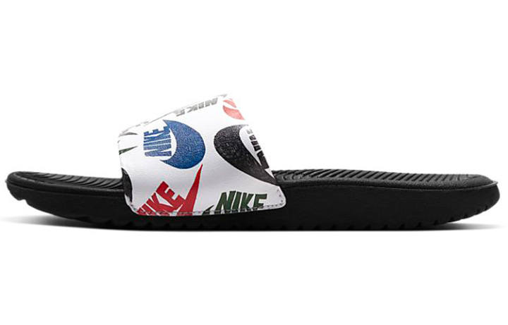 Nike Nike Kawa Kids' Home Slippers Black White