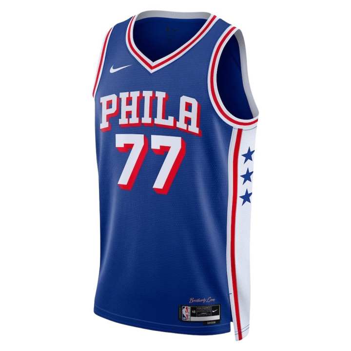 Nike Nike Basketball Jerseys Men's Blue Moderate