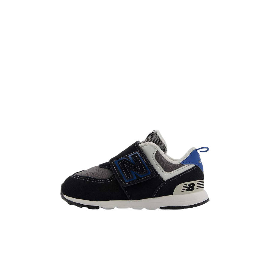 New Balance New Balance NB 574 Suede Toddler Shoes Black/Blue Infant And Toddler