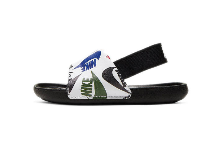 Nike Nike Kawa Slide Athleisure Low top Toddler Shoes Black White Infant And Toddler