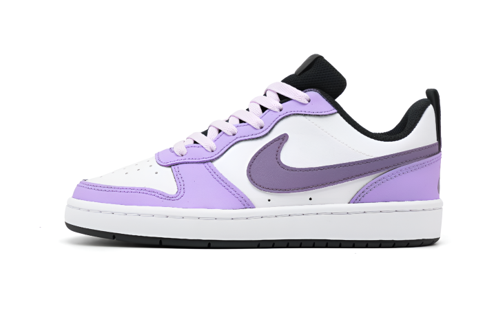 Nike Nike Violet Leather Slip Resistant Low top Kids' Skateboarding Shoes Purple Unisex