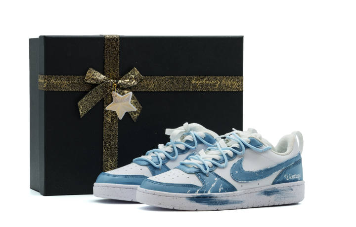Nike Nike Court Borough Sky Slip Resistant Abrasion Resistant Slip Resistant Abrasion Resistant Low top
