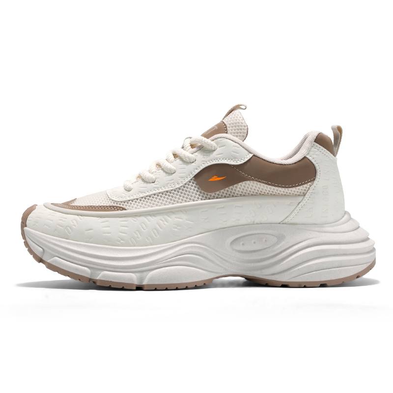 KUDING Abrasion Resistant Breathable Height Increasing Casual Shoes Men's
