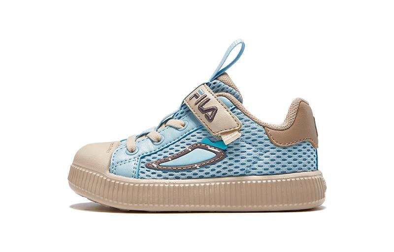 FILA KIDS Cushioning, Wear Resistant Low top Toddler Shoes Blue Pink Infant And Toddler