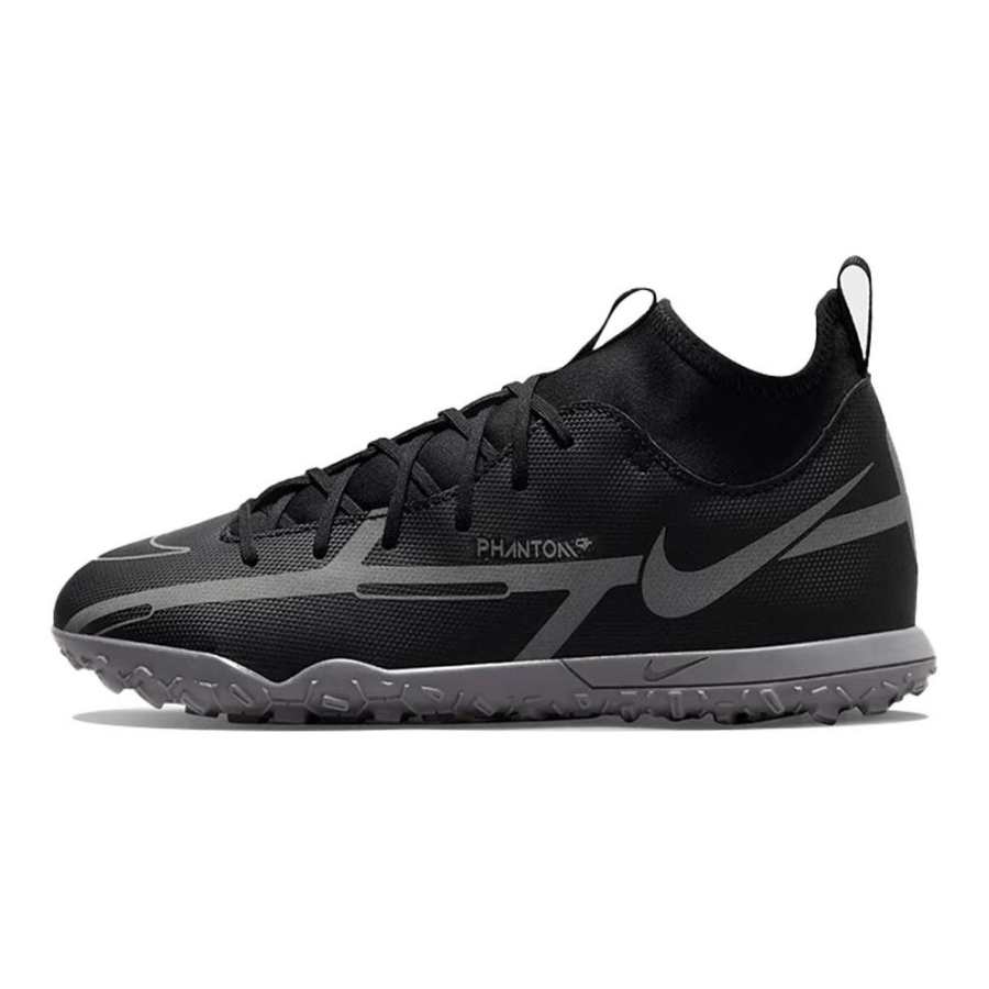Nike Nike Phantom GT 2 Club Df Slip Resistant Cushioning Abrasion Resistant Mid top Kids' Soccer Shoes Black Kids'