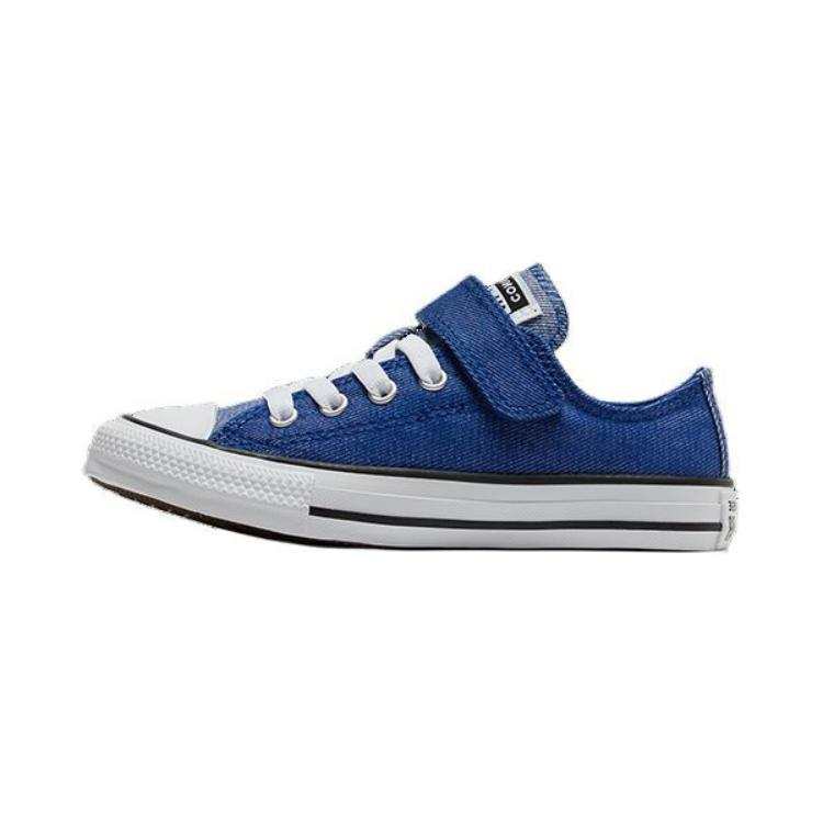 Converse Chuck Taylor All Star 1V Abrasion Resistant Low top Kids Canvas Shoes Blue Children Aged 3 7 Years Old