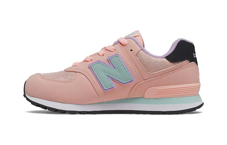 New Balance New Balance NB 574 Comfortable Kids Lifestyle Shoes Orange Pink Children Aged 3 7 Years Old
