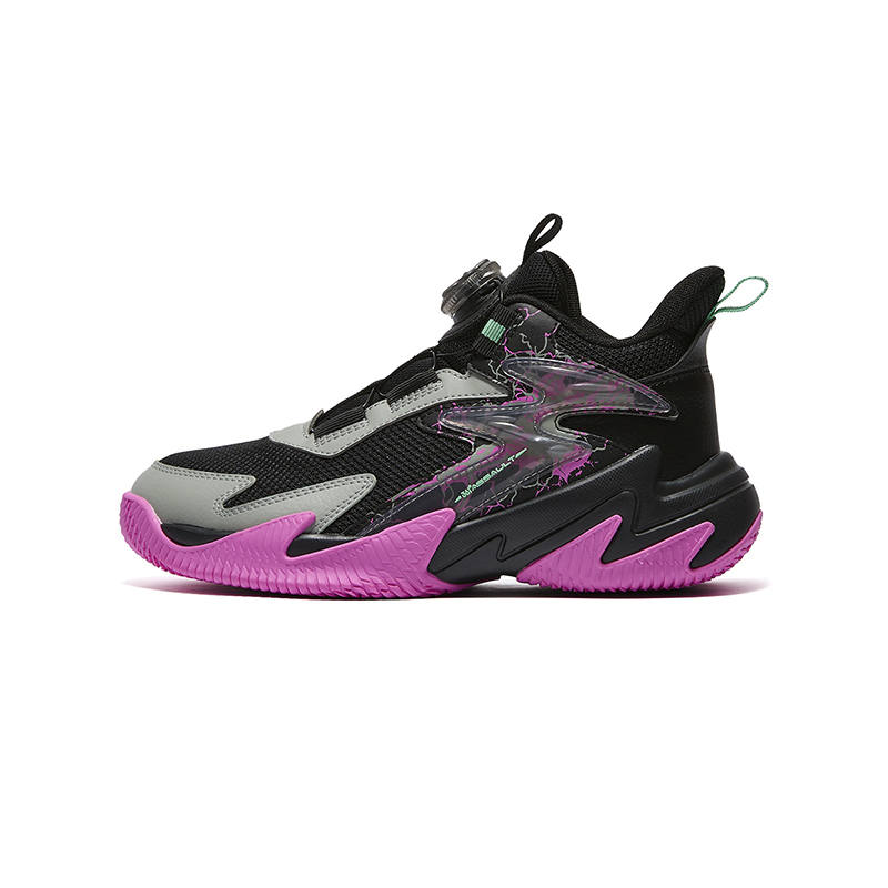 361°KIDS Basketball Shoes Black Gray Unisex