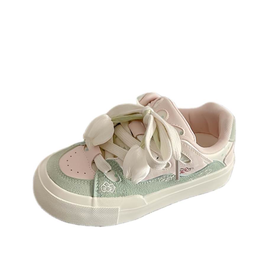 BINGO DUCK Slip Resistant Slip Resistant Low top Skateboard Shoes Women's