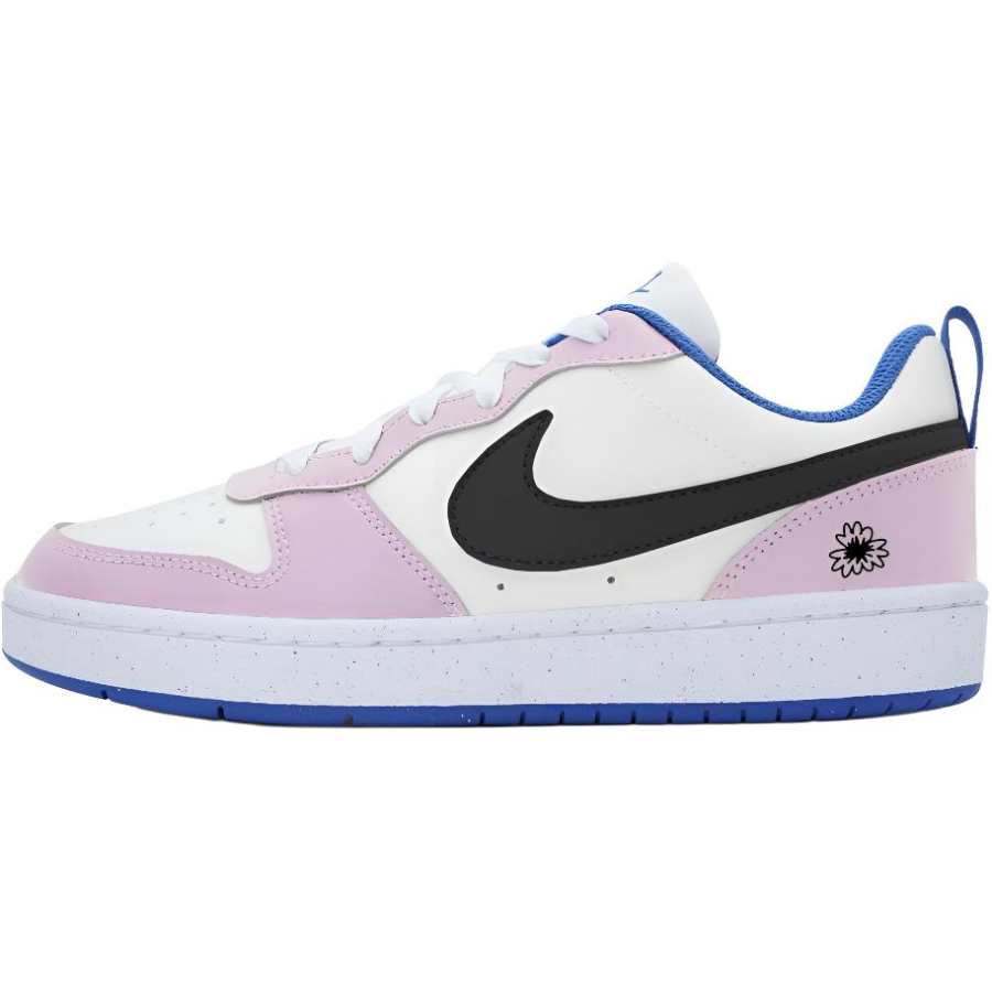 Nike Nike Court Borough Cherry Blossom Slip Resistant Abrasion Resistant Low top Kids' Skateboarding Shoes