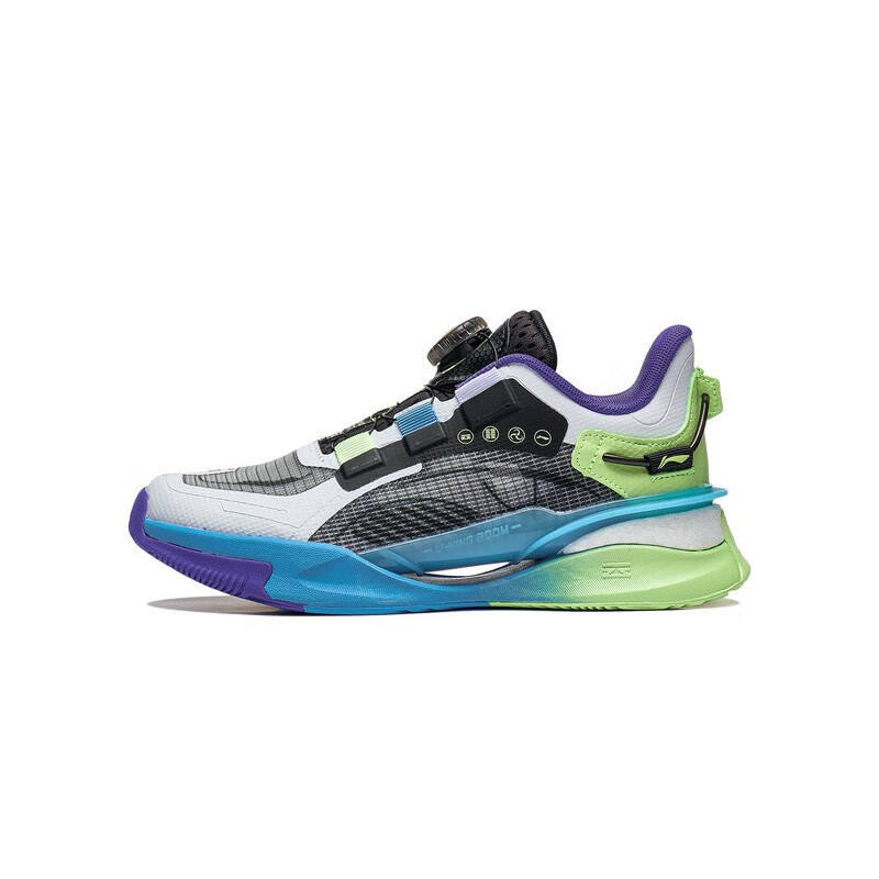 Li-Ning YOUNG Li Ning YOUNG Rush Shadow Superb 1.5 Low top Casual Shoes White Black Unisex