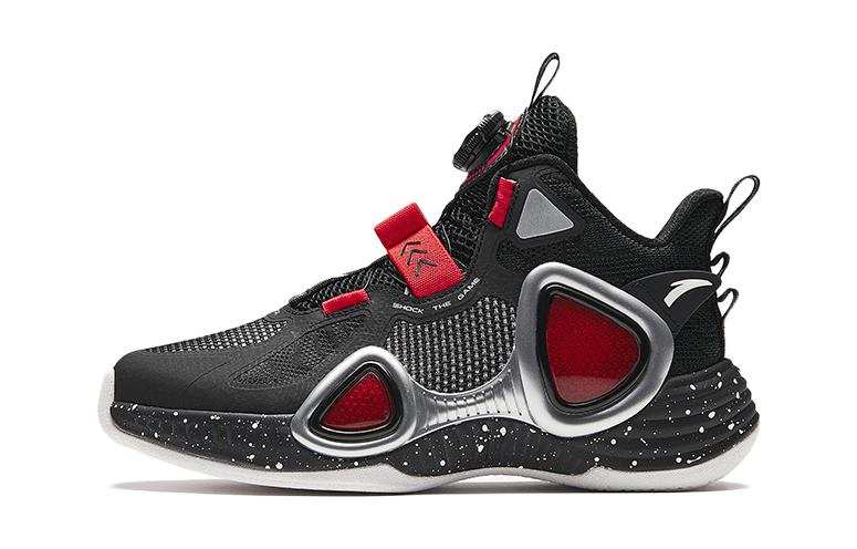 Antakids Synthetic Leather, Textile Cushioning Low top Basketball Shoes Red Unisex