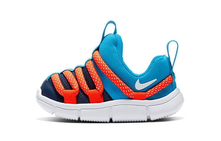 Nike Nike Novice Slip Resistant Abrasion Resistant Slip Resistant Abrasion Resistant Low top Sports Casual Shoes Blue Orange
