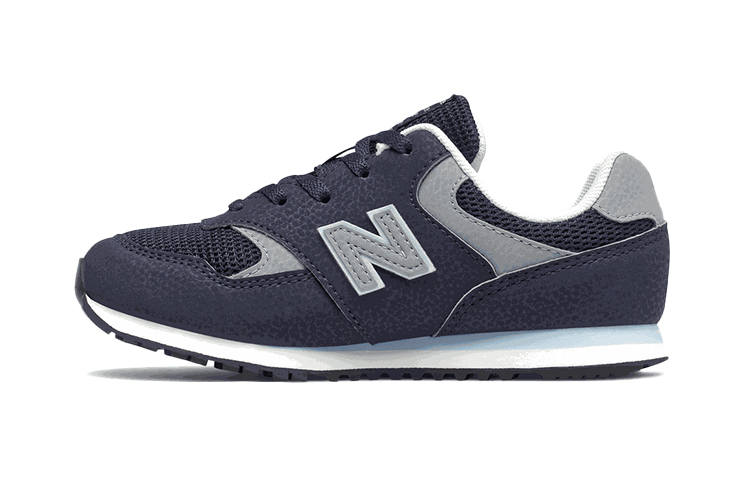 New Balance New Balance NB 393 Casual Cushioning Abrasion Resistant Breathable Low top Running Shoes Black Gray Blue Kids'