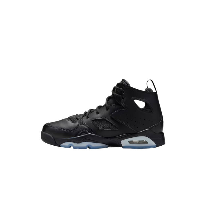 Jordan Jordan Flight Club 91 Leather Mid top Basketball Shoes Black Unisex