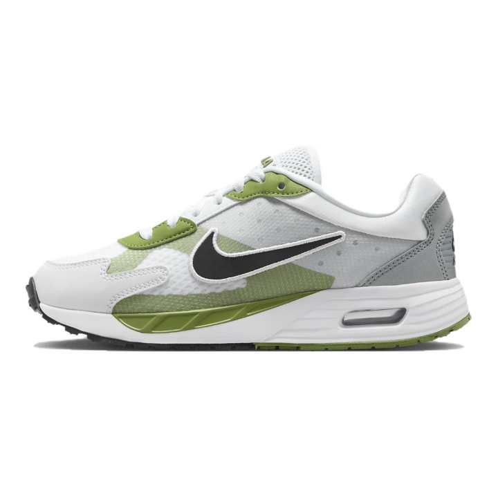 Nike Nike Air Max Solo Soft And Comfortable Low top Kids' Running Shoes White Green Kids'