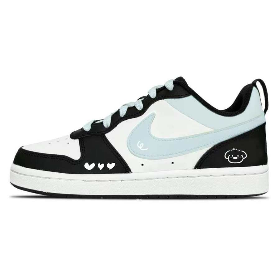 Nike Nike Court Borough Leather Abrasion Resistant Abrasion Resistant Low top Skateboard Shoes Kids'