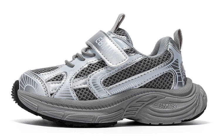 EBMINI Slip Resistant Anti Kick Abrasion Resistant Lightweight Cushioning Low top Kids Lifestyle Shoes