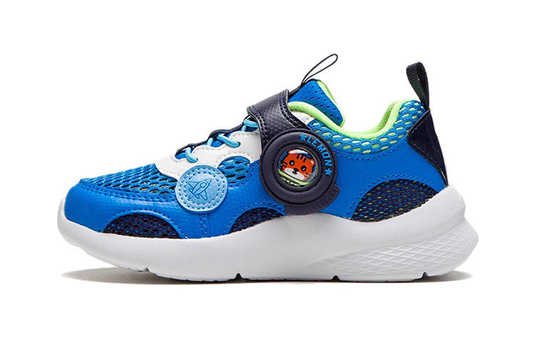 Li-Ning YOUNG Li Ning YOUNG Lemon Cruise Low top Kids Lifestyle Shoes Blue Black Children Aged 3 7 Years Old